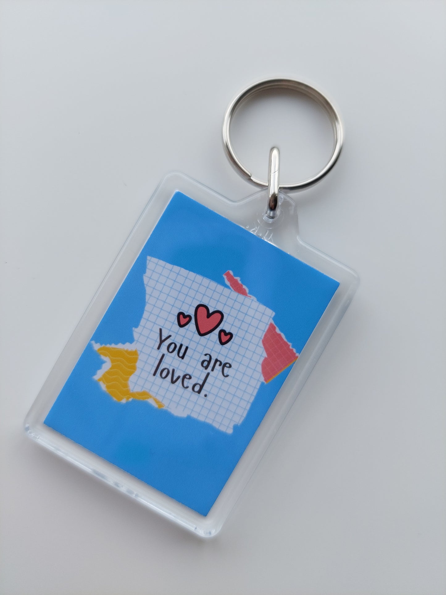 Keyring Gift | You Are Loved | Positive Quote Keyring | Positive Reminder Gift