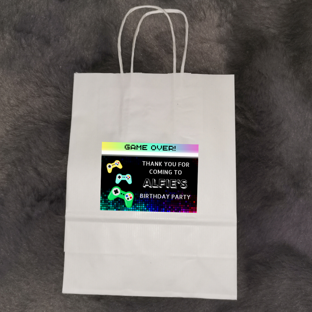 Party Bags | Gaming Birthday Party Bags | Gaming Themed Party Bags