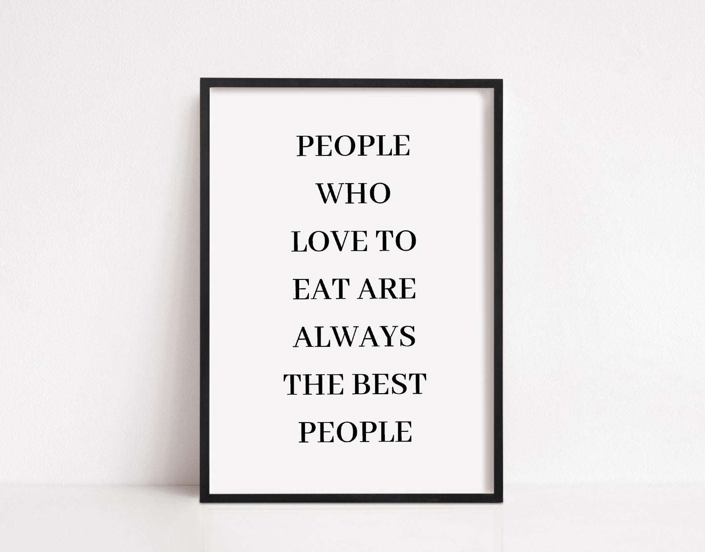 Kitchen Print | Love To Eat | Quote Print - Dinky Designs