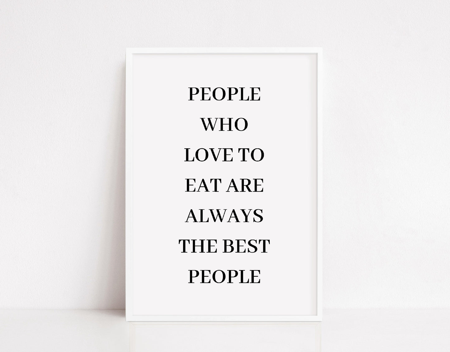 Kitchen Print | Love To Eat | Quote Print - Dinky Designs