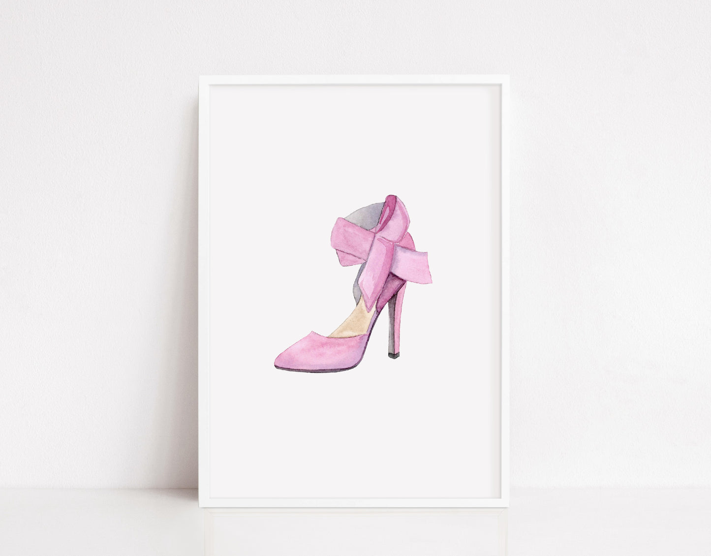 Quirky Print | High Heel Shoe | Image Print | Clipart Print | Dressing Room Print