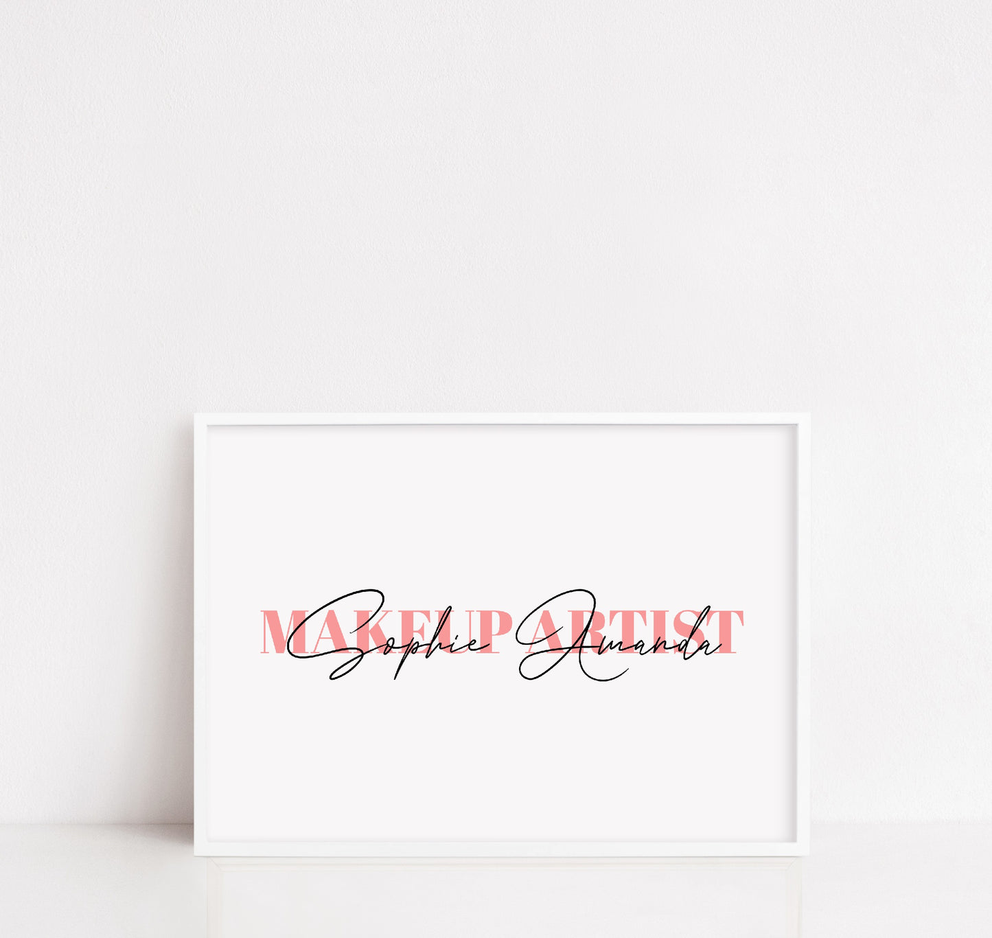 Personalised Salon Print | Job Role | Makeup Artist | Nail Technician | Hairdresser - Dinky Designs