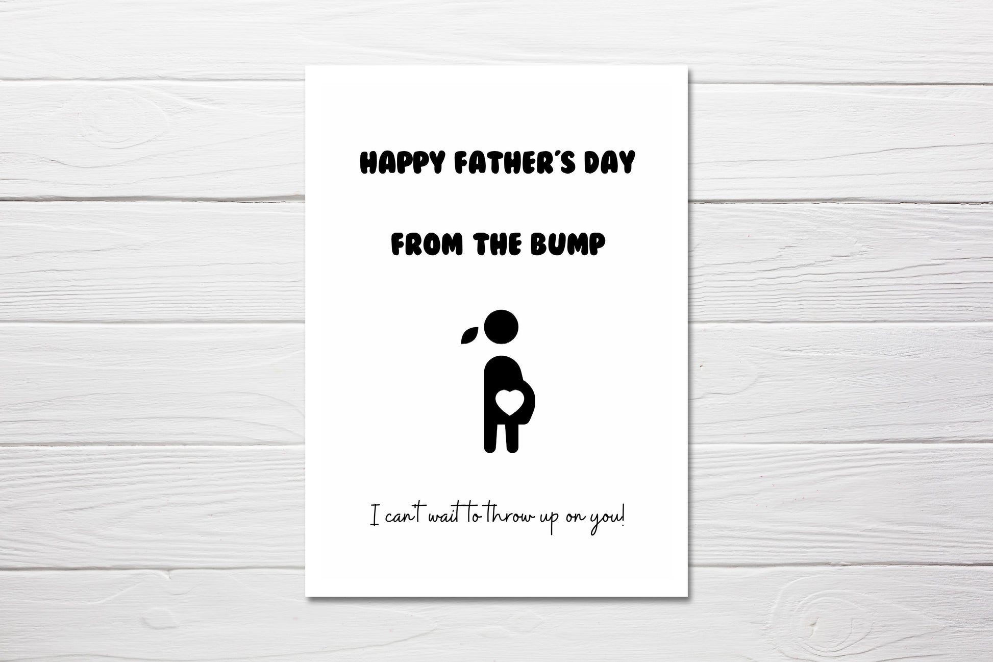 Fathers Day Card | From The Bump | Daddy To Be - Dinky Designs