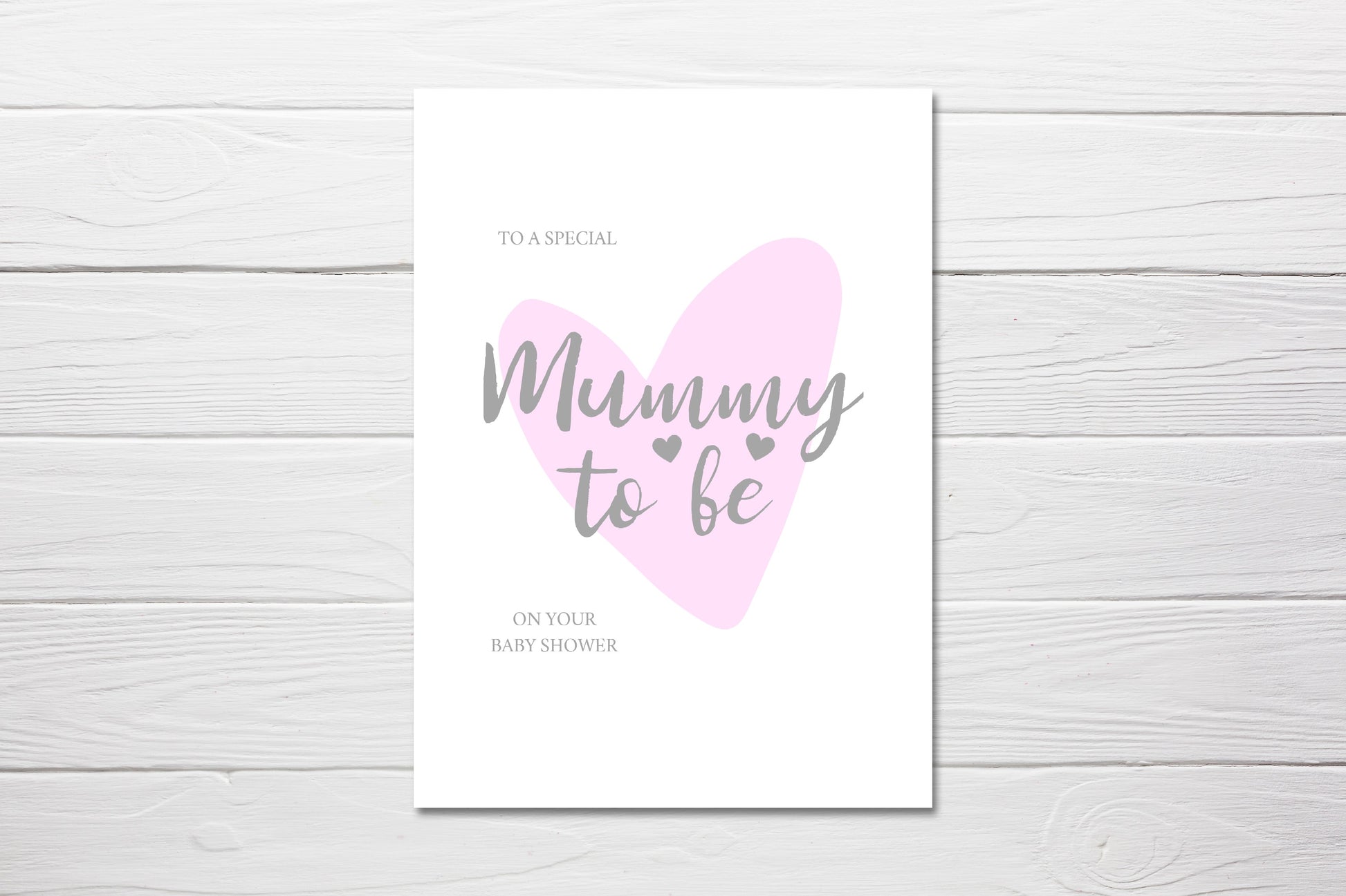 Baby Shower Card | To A Special Mummy To Be On Your Baby Shower | Baby Card - Dinky Designs
