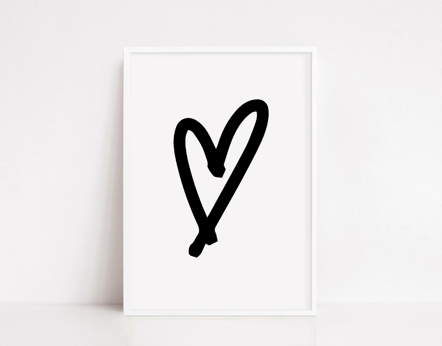 Heart Print (Design 1) | Image Print | Clipart Print - Dinky Designs