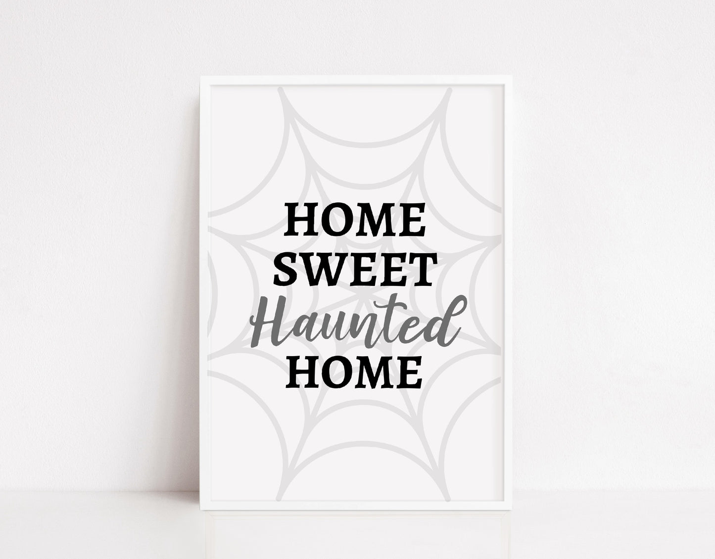 Halloween Print | Home Sweet Haunted Home | Halloween Décor - Dinky Designs