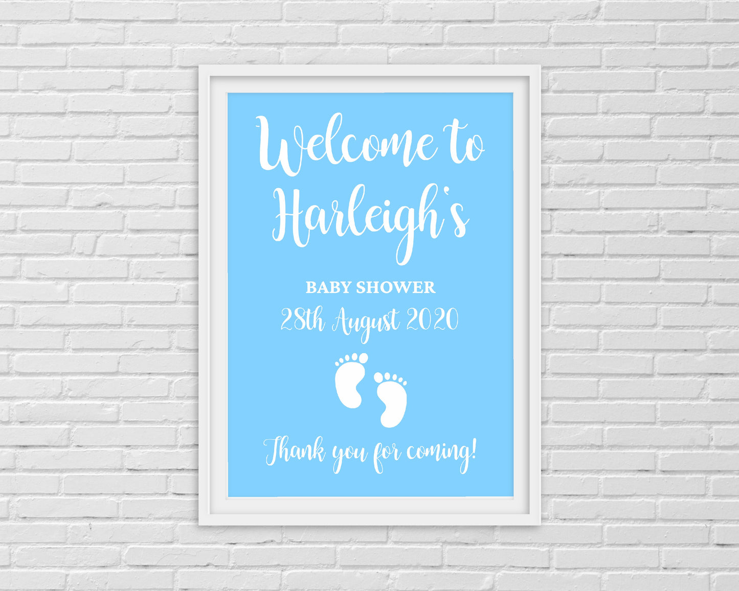 Baby Shower Print | Baby Shower Welcome Print | Baby Shower Décor | Baby Shower