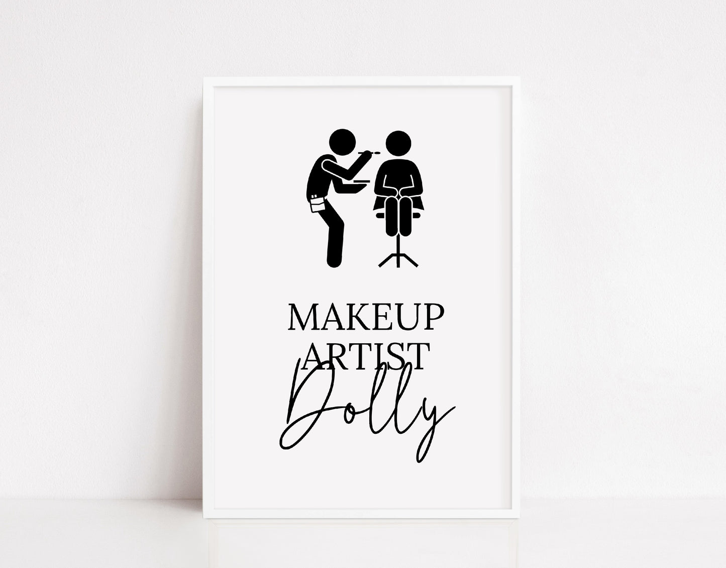 Personalised Custom Salon Print | Job Role | Makeup Artist | Makeup Print | Makeup Studio Print