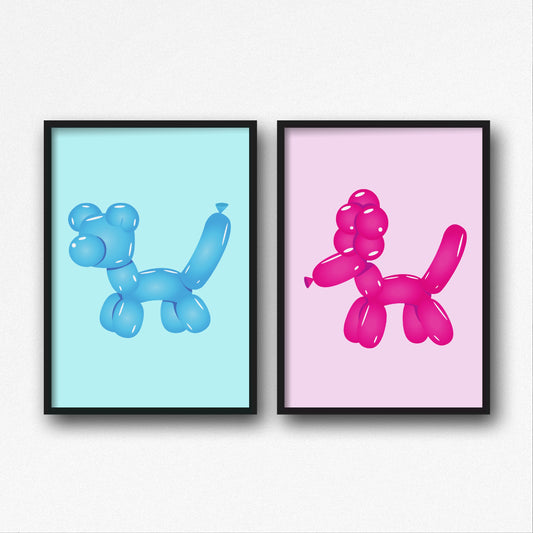 Quirky Print | Balloon Dog Image | Home Print