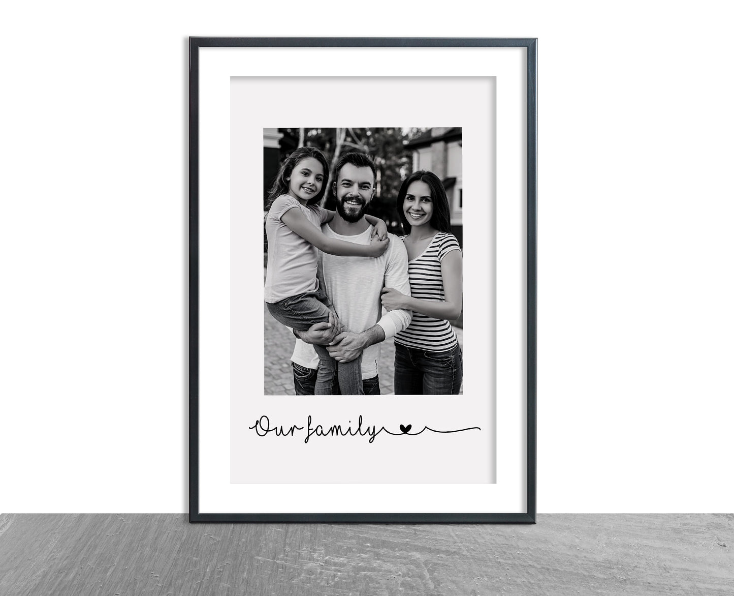 Our Family Print | Personalised Image Print | Photo Print | Family Gift
