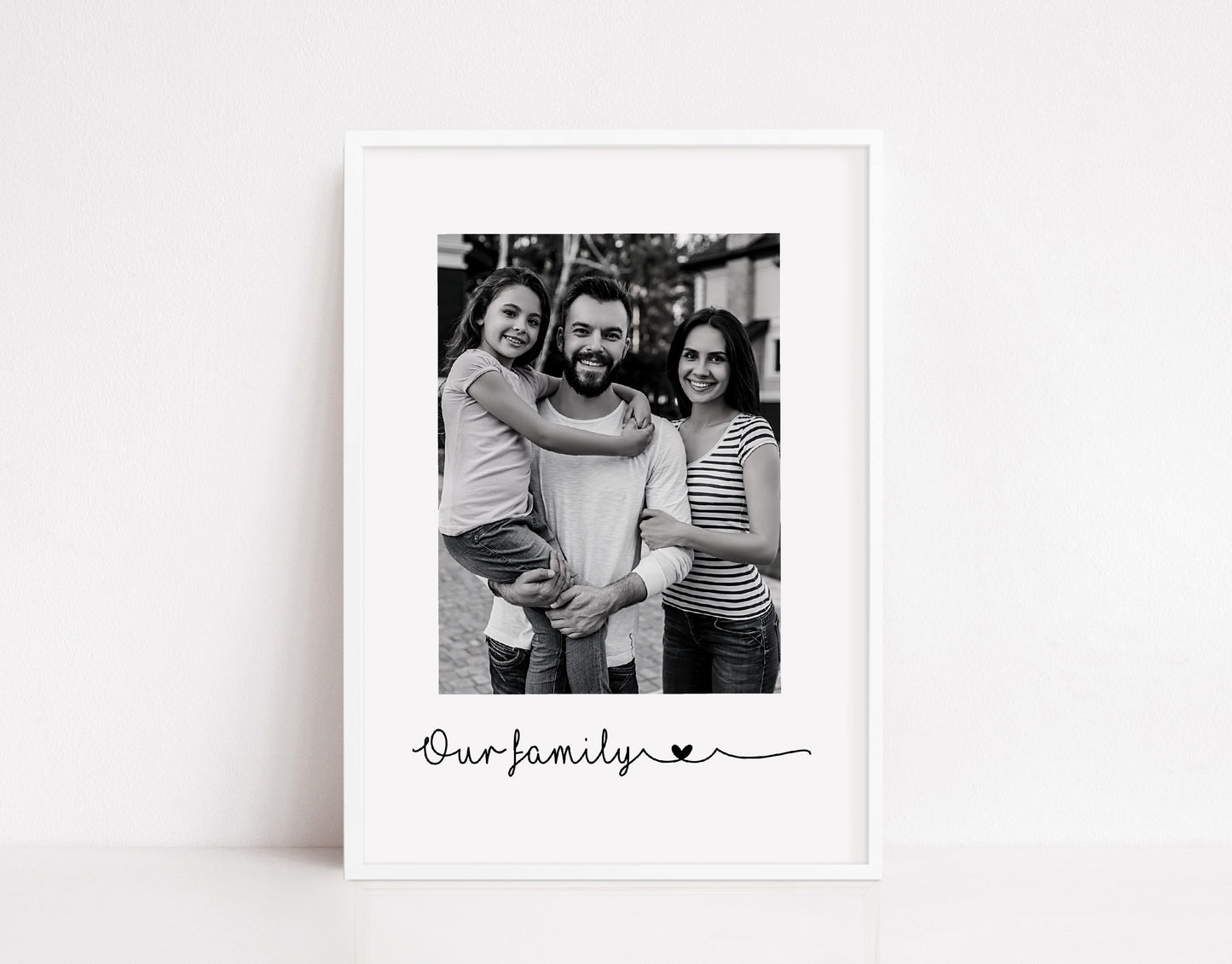 Our Family Print | Personalised Image Print | Photo Print | Family Gift