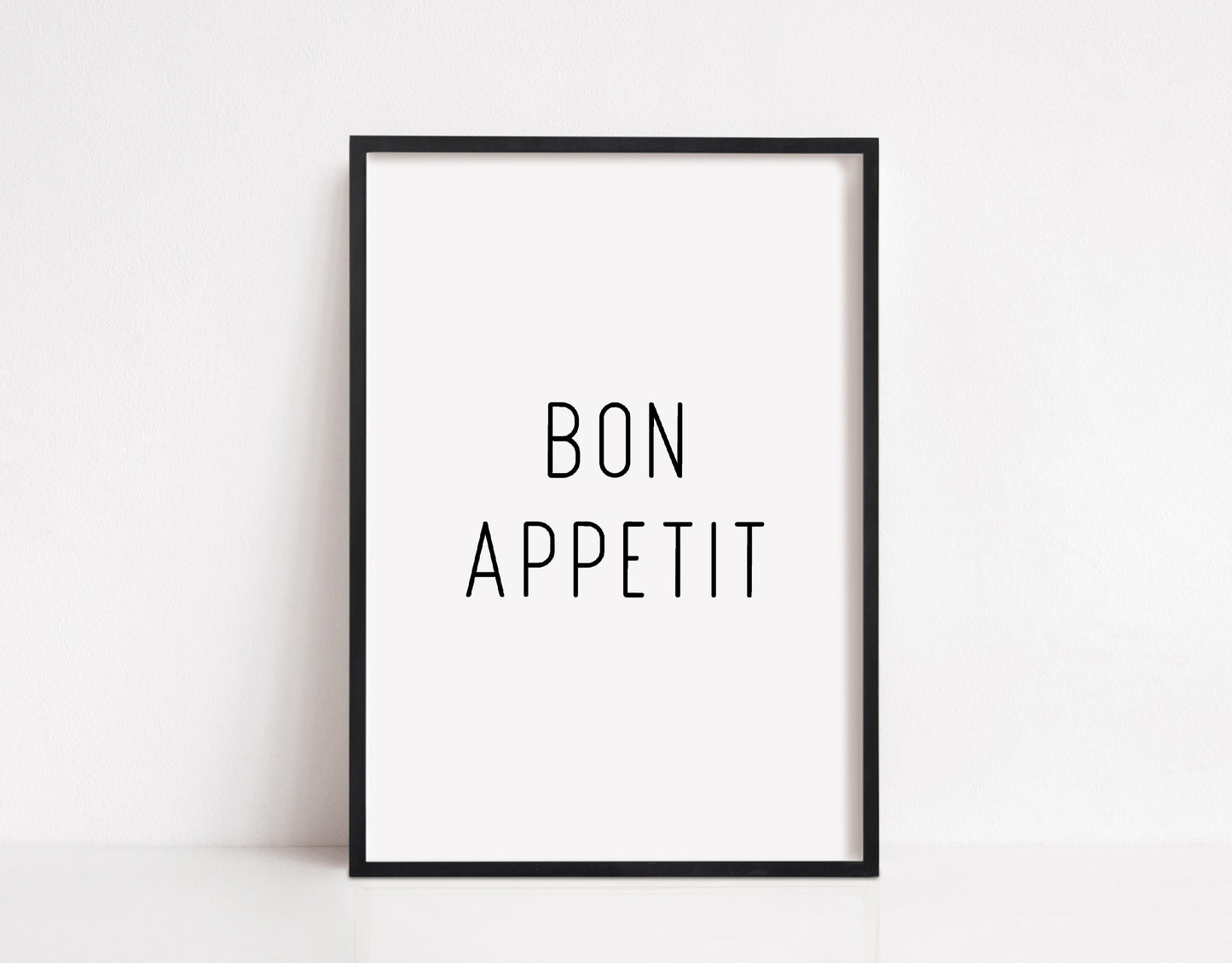 Kitchen Print | Bon Apetit Print | Quote Print | Home Print - Dinky Designs