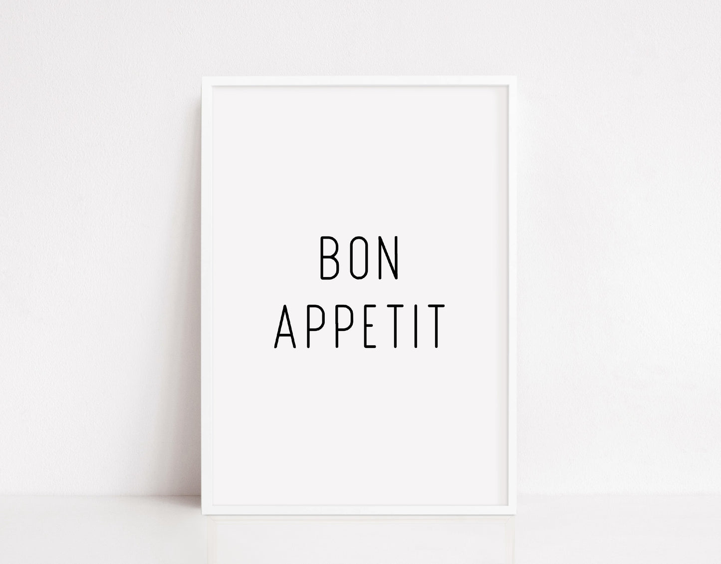 Kitchen Print | Bon Apetit Print | Quote Print | Home Print - Dinky Designs