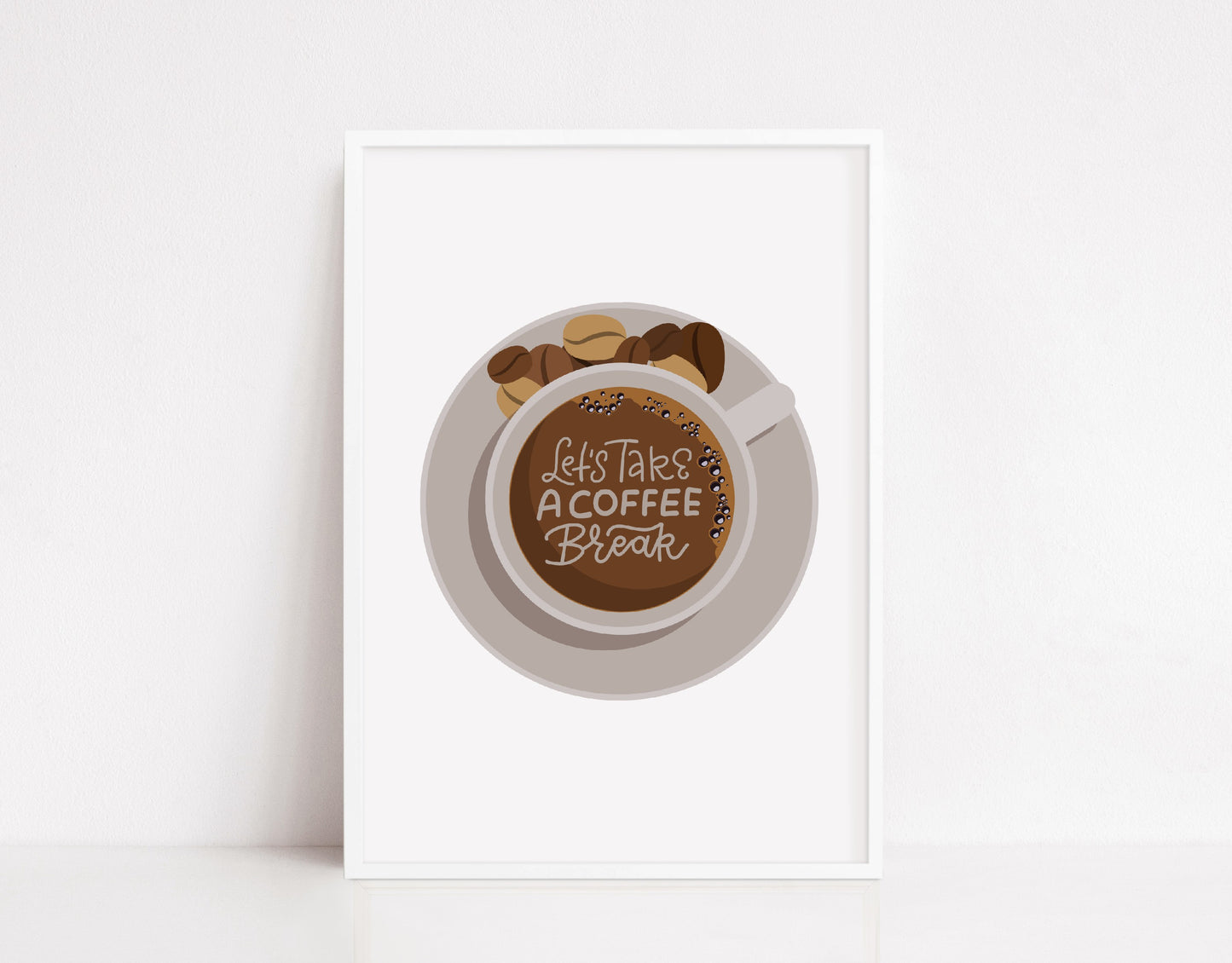 Kitchen Print | Let's Take A Coffee Break | Coffee Print