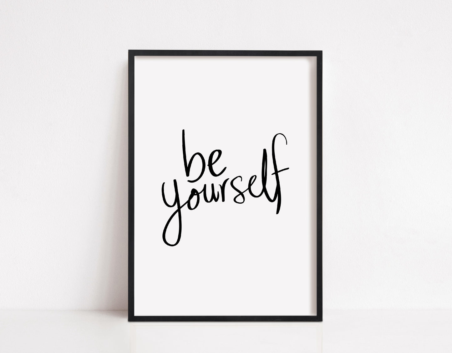 Quote Print | Be Yourself | Inspirational Print | Positive Print