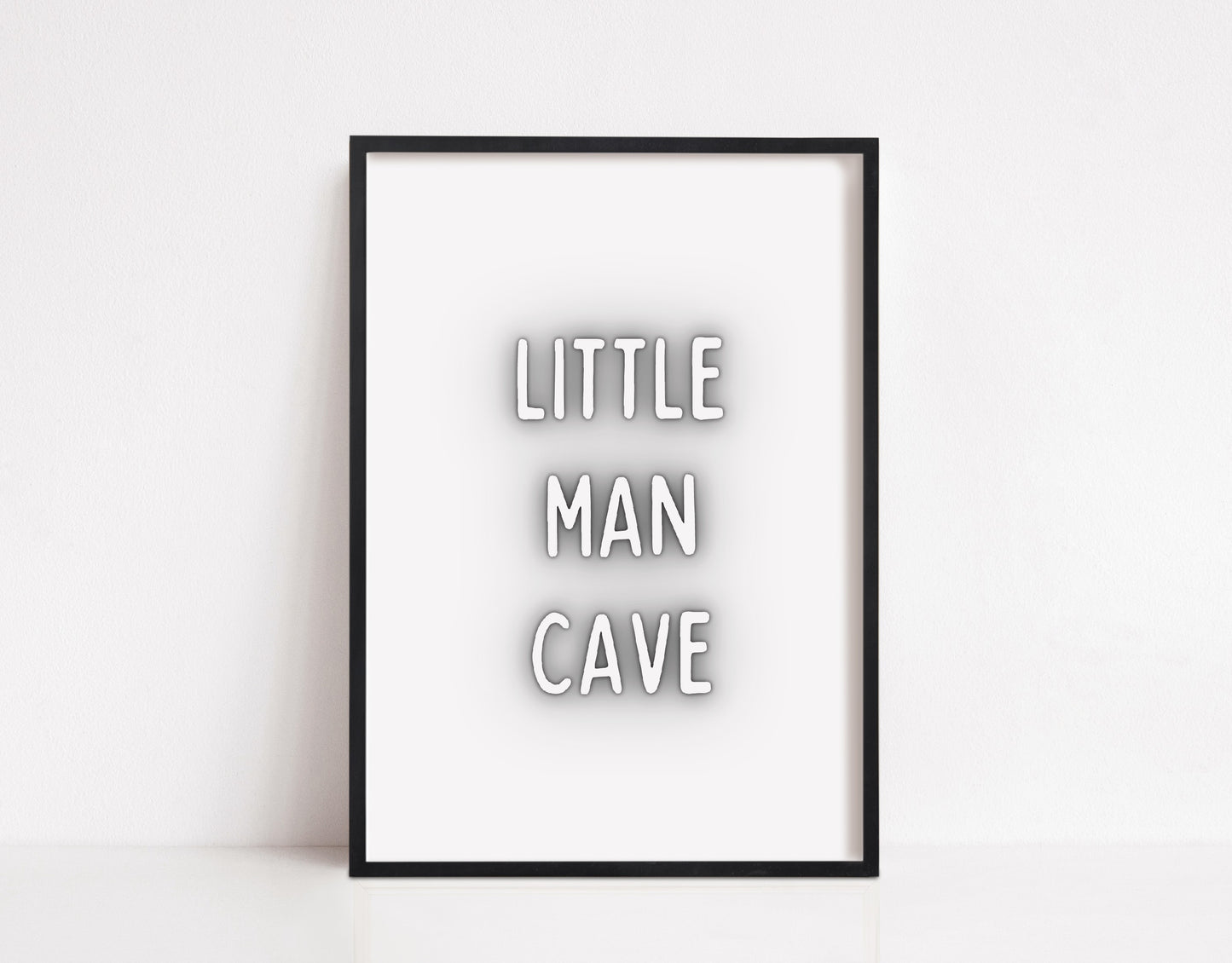 Nursery Print | Little Man Cave | Children's Print | Kids Print