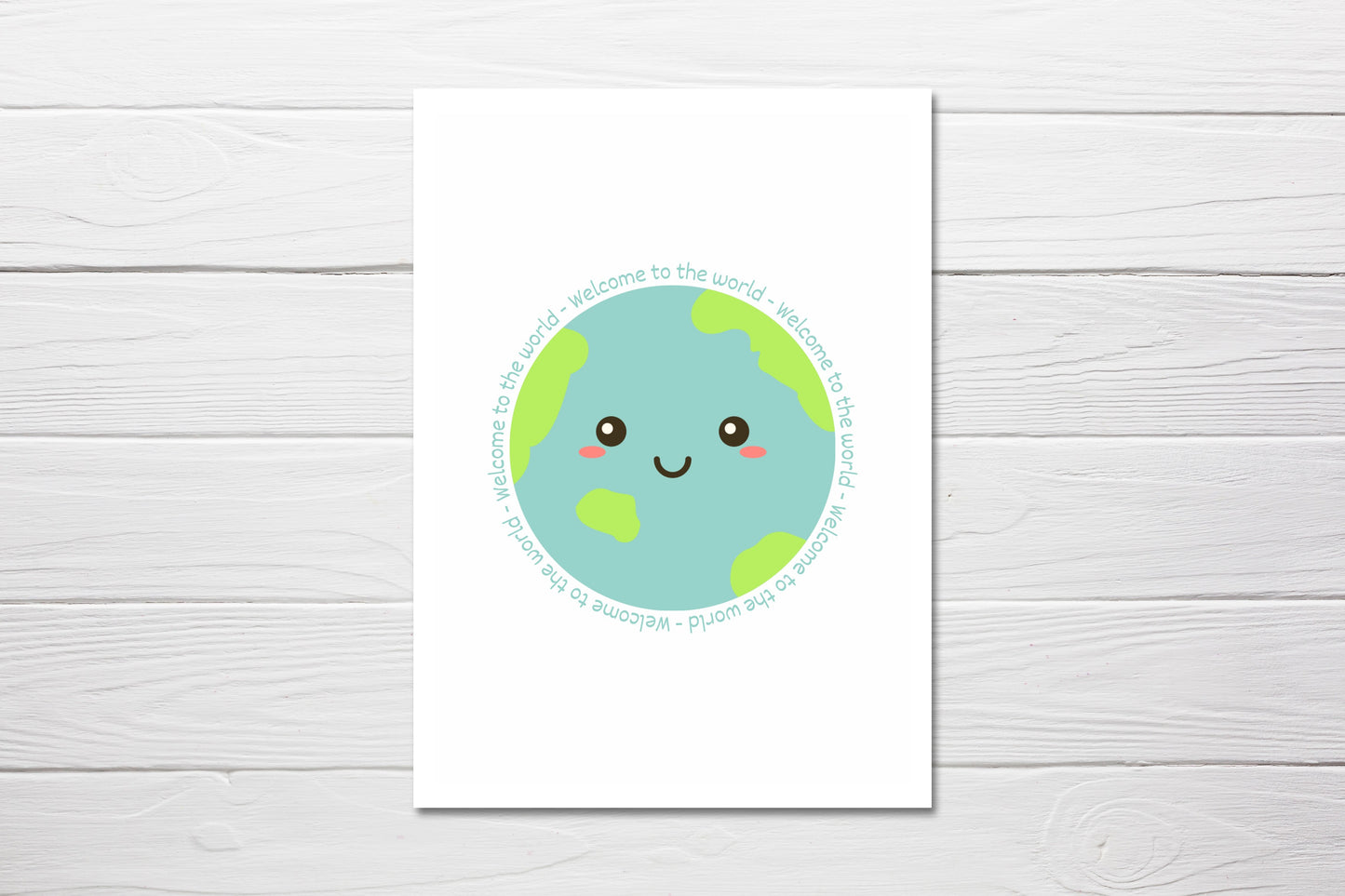 New Baby Card | Welcome To The World Card | New Parents Card