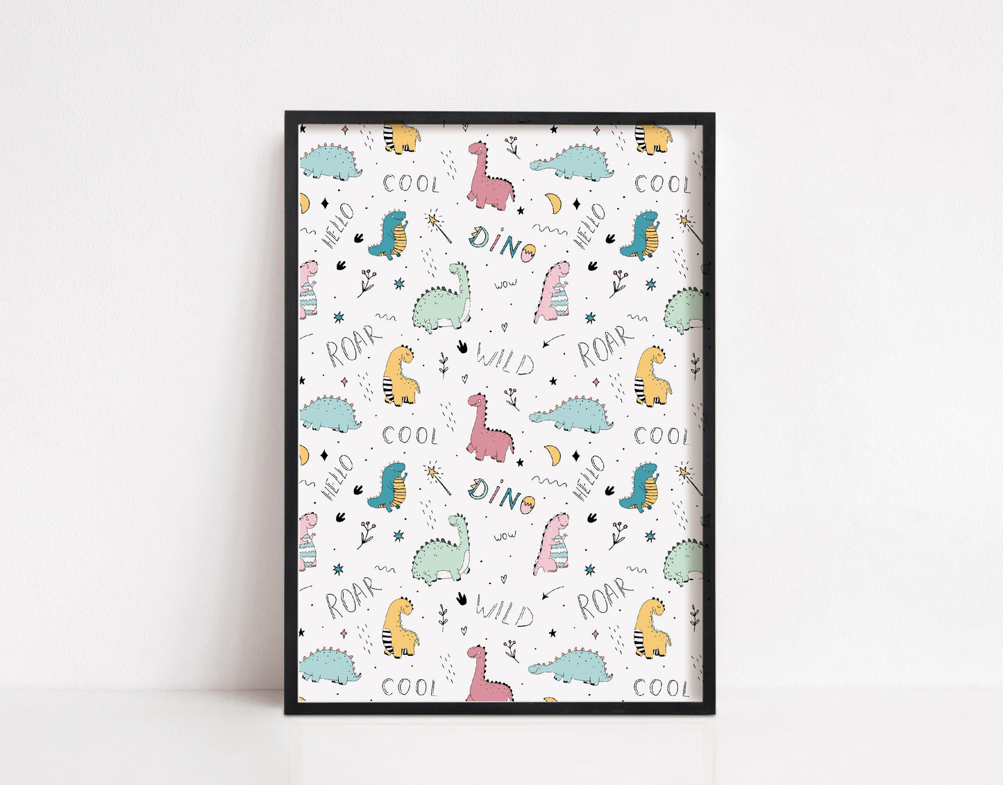 Children's Prints | Dinosaur Print | Kids Print | Bedroom Print