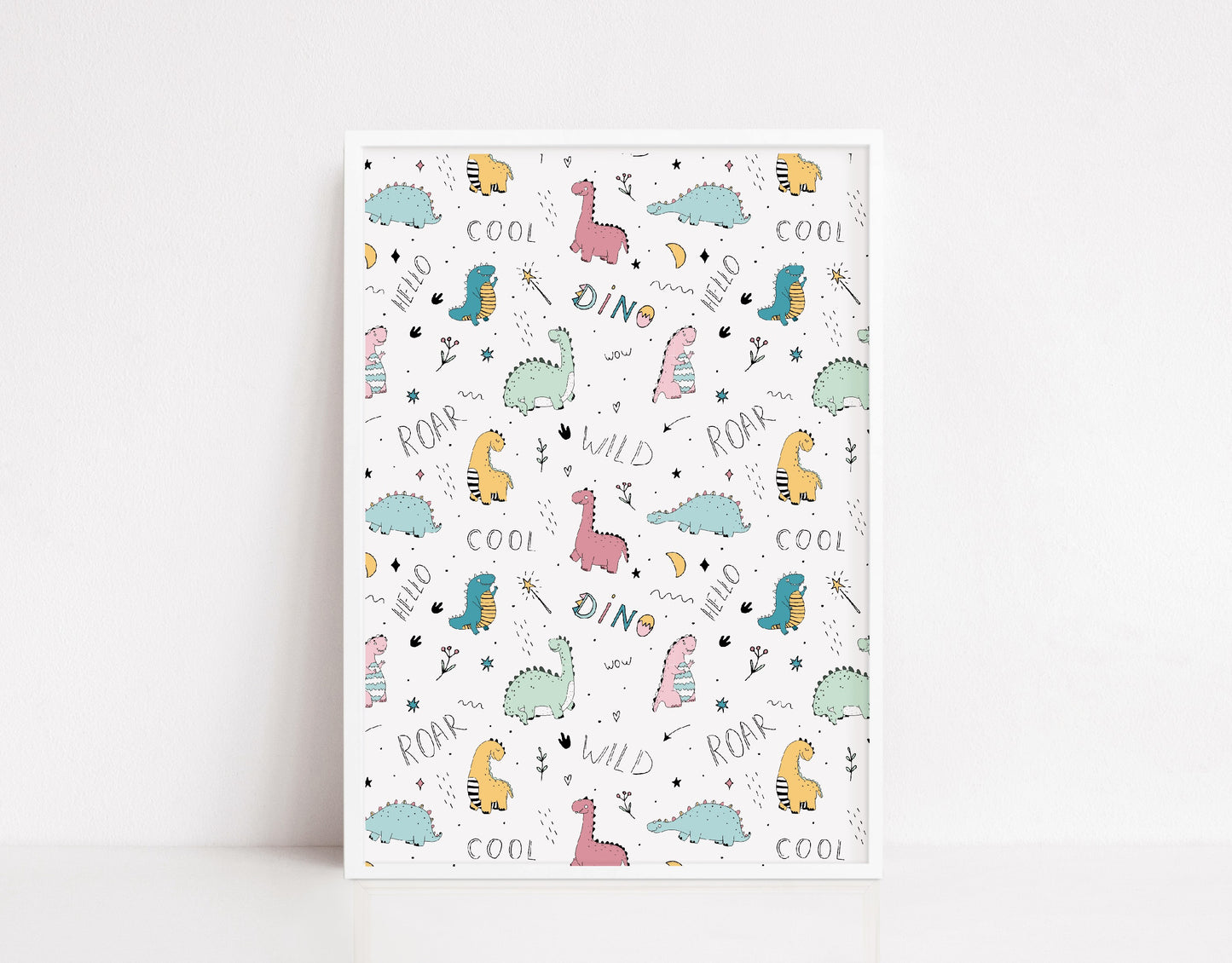 Children's Prints | Dinosaur Print | Kids Print | Bedroom Print