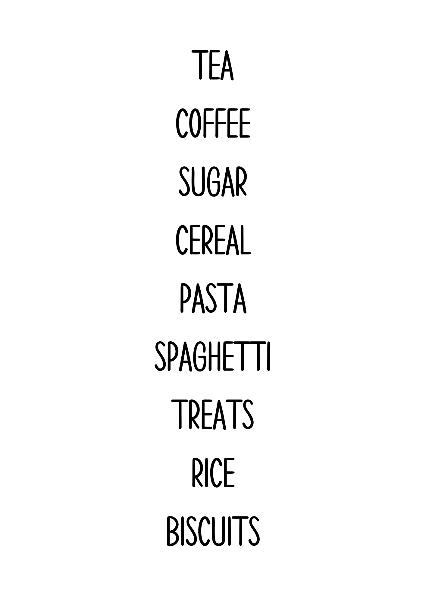 Kitchen Stickers | Vinyl Stickers | Kitchen Label Bundle | *Stickers Only* | Decals