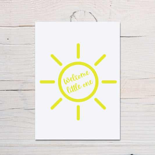 New Baby Card | Hello Little One | Newborn Baby Card