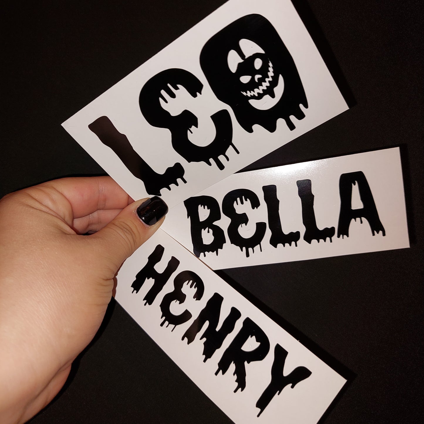 Halloween Stickers | Halloween Name Label | Label Stickers | Halloween Labels | Vinyl Decals