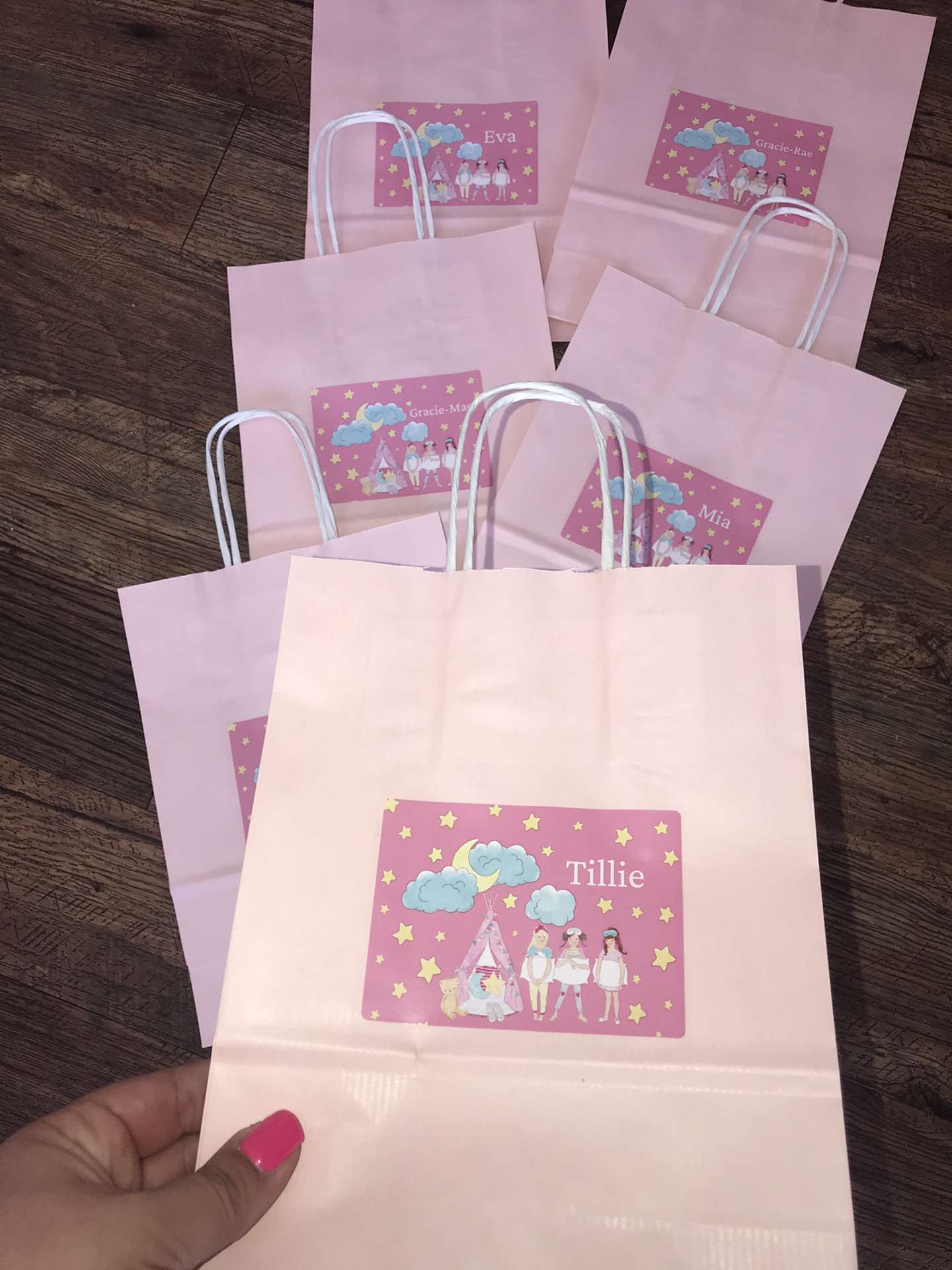 Teepee Sleepover Party | Teepee Sleepover Party Bags | Themed Party Bags | Girls Party Bags