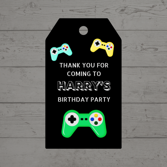 Gift Tags | Gaming Gift Tags | Party Tags | Party Gift Tags | Gaming Party Theme
