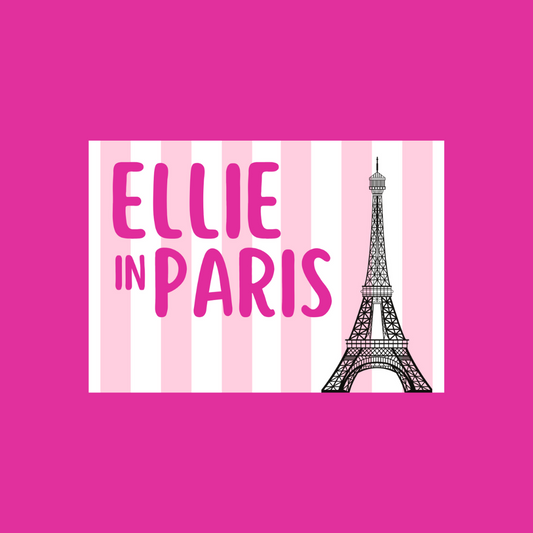 Rectangle Stickers | Party Stickers | In Paris Hen Party Stickers | Party Bag Stickers