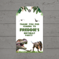 Gift Tags | White Dinosaur Gift Tags | Party Tags | Party Gift Tags | White Dinosaur Party Theme