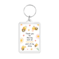 Keyring Gift | Thank You For Bee-ing Such An Important Part Of My Story | Teacher - Friend Appreciation Gift | Quote Keyring