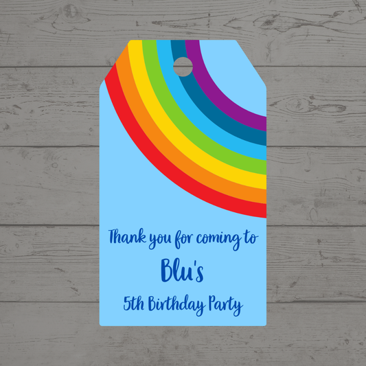 Gift Tags | Rainbow Gift Tags | Party Tags | Party Gift Tags | Rainbow Party Theme