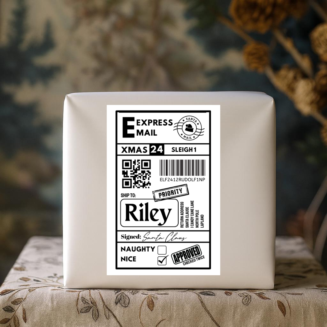Christmas Labels | Personalised Christmas Parcel Stickers | Christmas Ideas