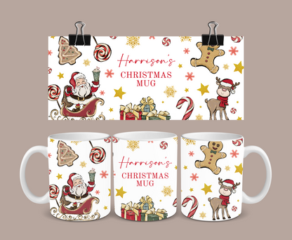 Christmas Mug | Personalised Santa Mug | Gift Idea