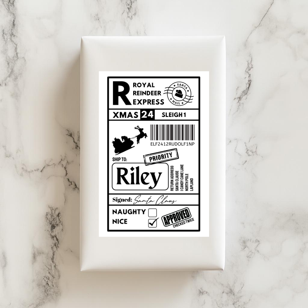 Christmas Labels | Personalised Christmas Parcel Stickers | Christmas Ideas