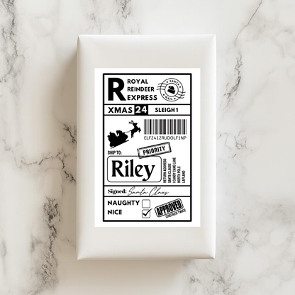 Christmas Labels | Personalised Christmas Parcel Stickers | Christmas Ideas