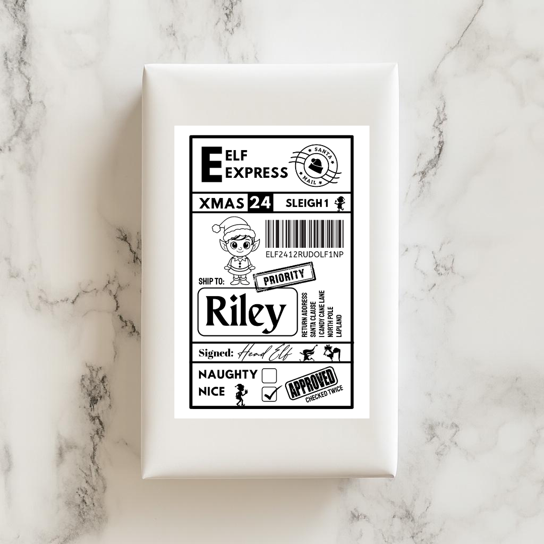 Christmas Labels | Personalised Christmas Parcel Stickers | Christmas Ideas