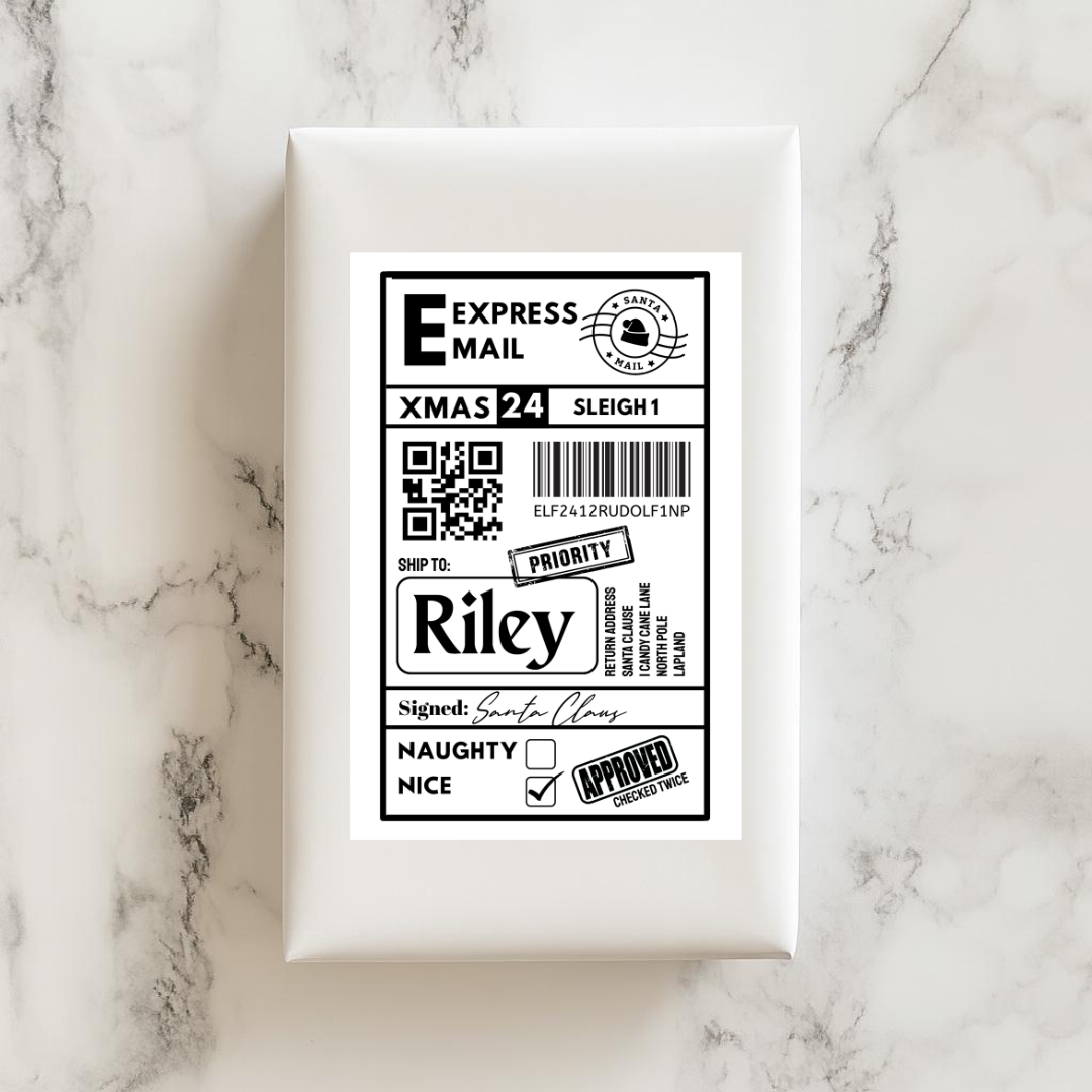 Christmas Labels | Personalised Christmas Parcel Stickers | Christmas Ideas