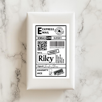 Christmas Labels | Personalised Christmas Parcel Stickers | Christmas Ideas