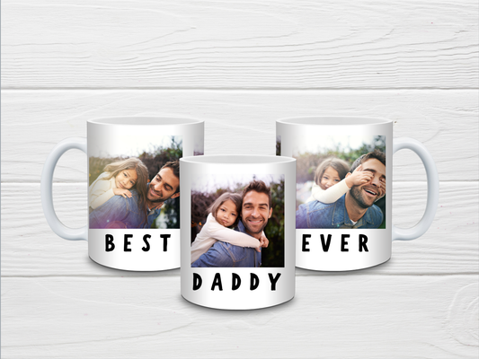 Personalised Photo Dad Mug | Best Daddy Ever Gift | Mug Gift