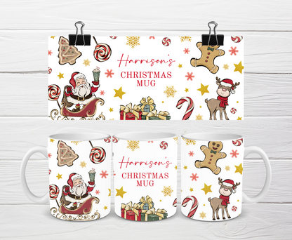 Christmas Mug | Personalised Santa Mug | Gift Idea