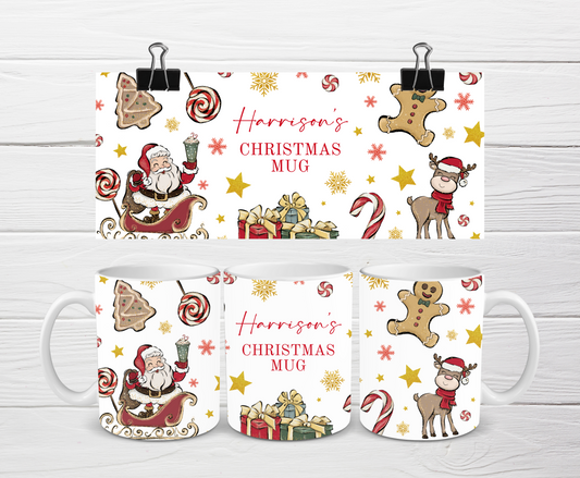 Christmas Mug | Personalised Santa Mug | Gift Idea