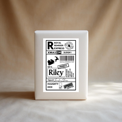 Christmas Labels | Personalised Christmas Parcel Stickers | Christmas Ideas