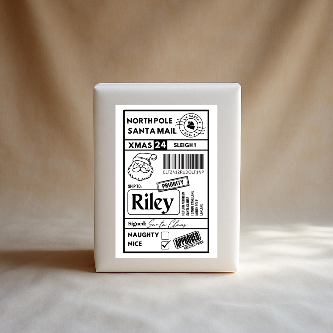Christmas Labels | Personalised Christmas Parcel Stickers | Christmas Ideas