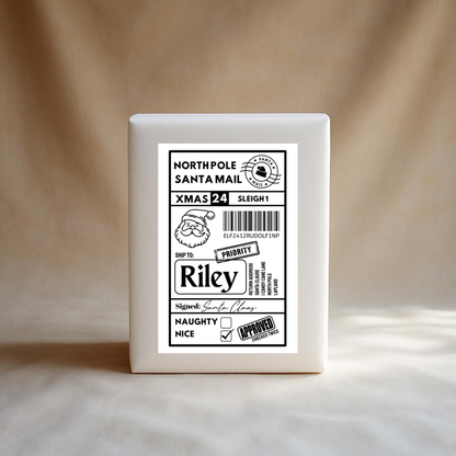 Christmas Labels | Personalised Christmas Parcel Stickers | Christmas Ideas