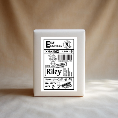 Christmas Labels | Personalised Christmas Parcel Stickers | Christmas Ideas