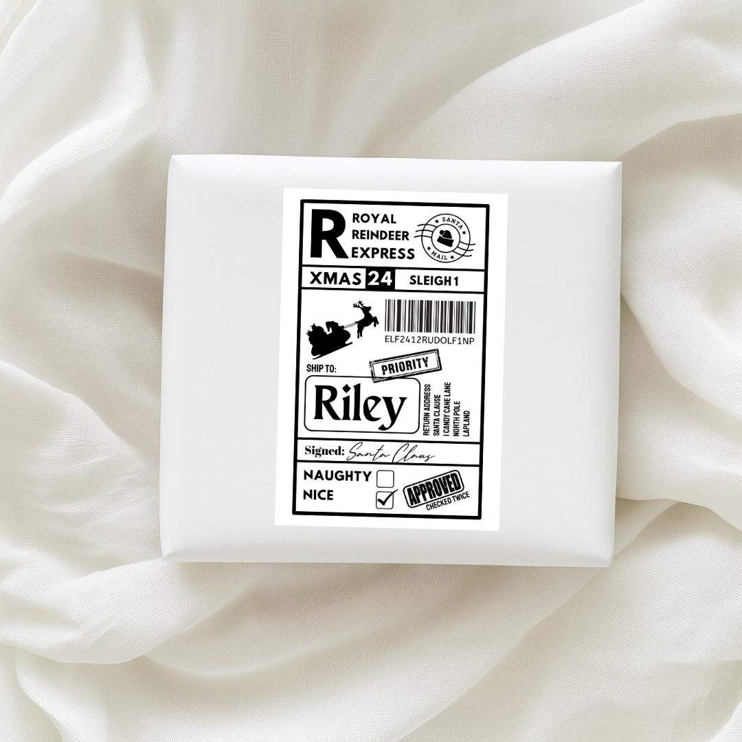 Christmas Labels | Personalised Christmas Parcel Stickers | Christmas Ideas