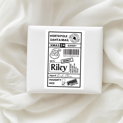 Christmas Labels | Personalised Christmas Parcel Stickers | Christmas Ideas