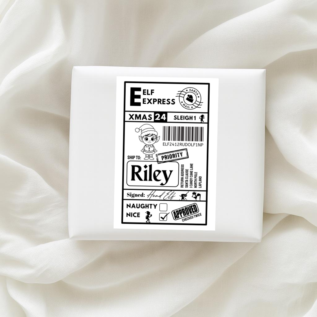 Christmas Labels | Personalised Christmas Parcel Stickers | Christmas Ideas