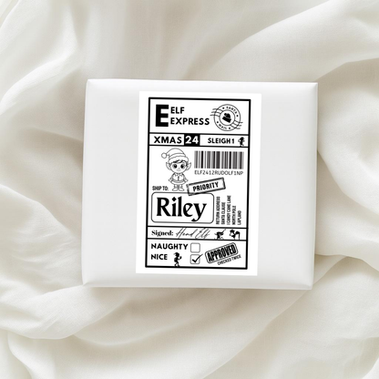 Christmas Labels | Personalised Christmas Parcel Stickers | Christmas Ideas
